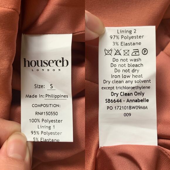 HOUSE OF CB Annabelle Rose Pink Strapless Corset Bustier Ruffle Mini Dress - Picture 16 of 16